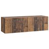 vidaXL Fali TV szekr&eacute;ny Antik Fa 98 x 31 x 30 cm Szerelt Fa