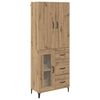 vidaXL Magasfi&uacute; Artisan t&ouml;lgy 69,5 x 34 x 180 cm Faanyag