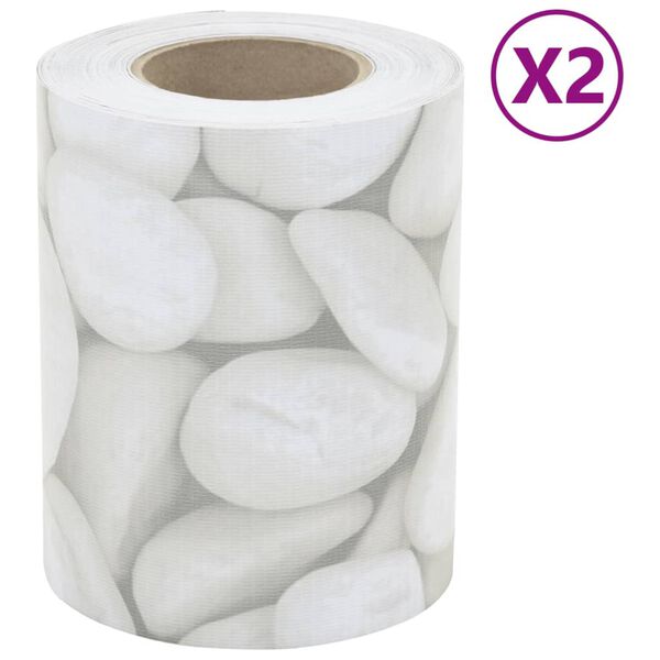 vidaXL 2 db m&aacute;rv&aacute;nyk&ouml;ves PVC kerti bel&aacute;t&aacute;s elleni parav&aacute;n 35x0,19 m