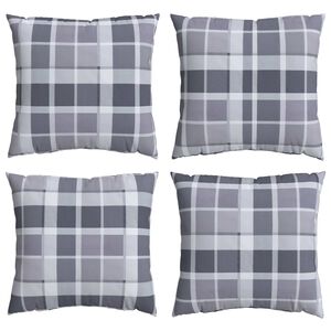 vidaXL K&uuml;lt&eacute;ri p&aacute;rna Kock&aacute;s 4 pcs Sz&uuml;rke Kock&aacute;s 50 x 50 cm Sz&ouml;vet