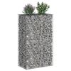 vidaXL Gabion emelt &aacute;gy Ez&uuml;st 90 x 50 x 150 cm Horganyzott ac&eacute;l