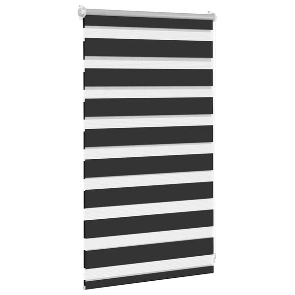 vidaXL fekete zebra rol&oacute; 50,9 x 100 cm sz&ouml;vet sz&eacute;less&eacute;g 46,7 cm