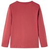 Izzó piros hosszú ujjú gyerekpóló 92