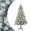 vidaXL Műfenyő g&ouml;mb&ouml;kkel 120 cm 150 LED Meleg feh&eacute;r PVC &eacute;s f&eacute;m