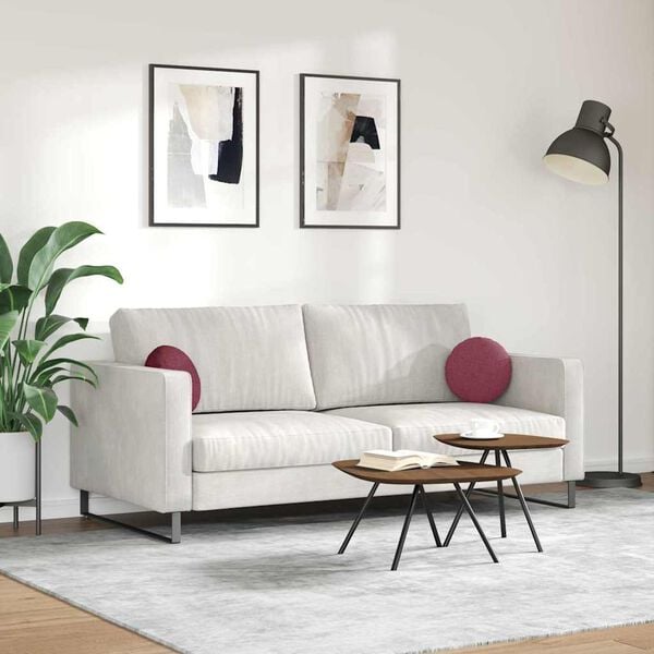 vidaXL &Uuml;lőp&aacute;rn&aacute;k 2 pcs Bord&oacute; &Oslash;30 x 13 cm sz&ouml;vet