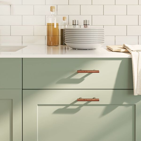 vidaXL 20 db bronz rozsdamentes ac&eacute;l szekr&eacute;nyfoganty&uacute; 64 mm