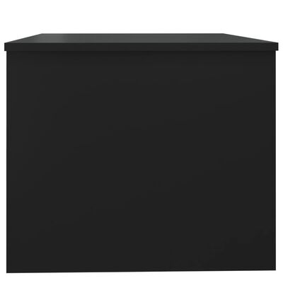 vidaXL fekete szerelt fa dohányzóasztal 80 x 50 x 42,5 cm