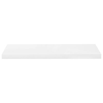vidaXL magasfényű fehér MDF fali polc 80 x 23,5 x 3,8 cm