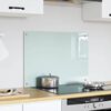 vidaXL Konyhai splashback Feh&eacute;r 70 x 50 cm edzett &uuml;veg