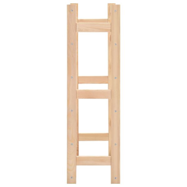 vidaXL fenyőfa bortartó állvány 30 palackhoz