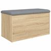 vidaXL sonoma t&ouml;lgyfa t&aacute;rol&oacute;pad 82 x 42 x 45 cm