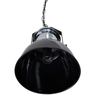 vidaXL 2 db fekete, állítható magasságú, modern, fém mennyezeti lámpa