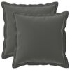 vidaXL P&aacute;rna huzat 2 db HOUTEN Antracitsz&uuml;rke 40 x 40 cm Poli&eacute;szter