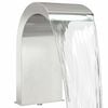 vidaXL LED-es Medence V&iacute;zes&eacute;s Rozsdamentes ac&eacute;l 304 45 x 30 x 65 cm