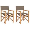 vidaXL &Eacute;tkezősz&eacute;k 56 x 54 x 87 cm 100% Poli&eacute;szter Massz&iacute;v Teak
