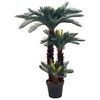 vidaXL z&ouml;ld, cserepes mű cycas-p&aacute;lma 125 cm