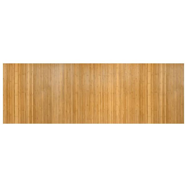 vidaXL n&eacute;gysz&ouml;gletű term&eacute;szetes bambusz szőnyeg 100 x 300 cm