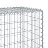 vidaXL horganyzott vas gabion kos&aacute;r fed&eacute;llel 300 x 50 x 150 cm