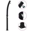 vidaXL fekete szol&aacute;rzuhany 214 cm 20 L
