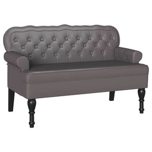 vidaXL Chesterfield Pad Sz&uuml;rke 119,5 x 64,5 x 75 cm Műbőr