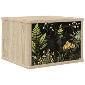 vidaXL Fali &eacute;jjeli szekr&eacute;ny RHENEN Sonoma T&ouml;lgy 36 x 33 x 25 cm
