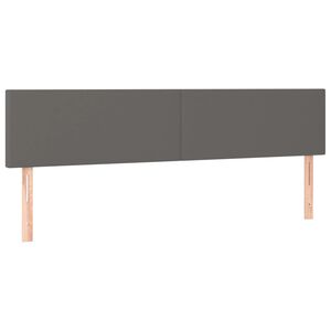 vidaXL sz&uuml;rke műbőr fejt&aacute;mla 160x5x78/88 cm