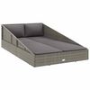 vidaXL sz&uuml;rke polyrattan kerti &aacute;gy 110x200 cm