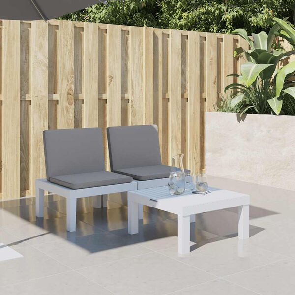 vidaXL feh&eacute;r polipropil&eacute;n napoz&oacute;&aacute;gy p&aacute;rn&aacute;kkal