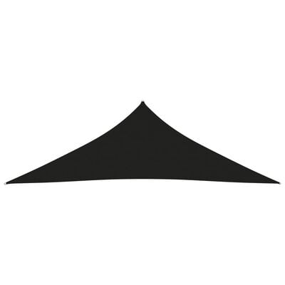 vidaXL fekete háromszög alakú oxford-szövet napvitorla 3 x 3 x 4,24 m