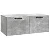 vidaXL Fali TV szekr&eacute;ny Betonsz&uuml;rke 78,5 x 41 x 30 cm Szerelt Fa