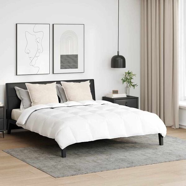 vidaXL Téli takaró párnával 3 pcs Fehér Levegőpárna