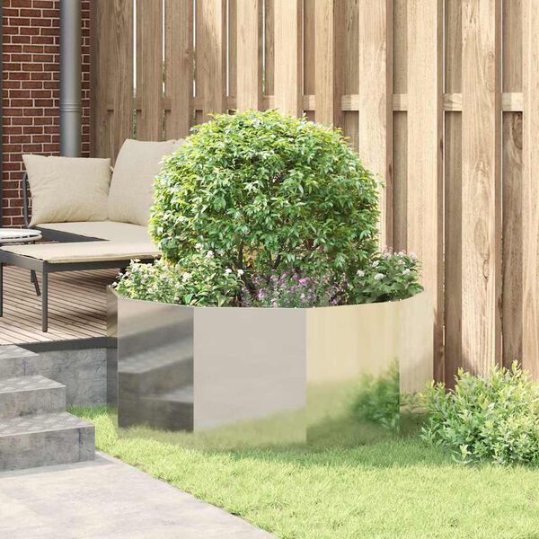 vidaXL N&ouml;v&eacute;nytart&oacute; Ez&uuml;st 120 x 120 x 50 cm Horganyzott ac&eacute;l