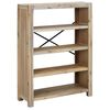 vidaXL 4 szintes t&ouml;m&ouml;r ak&aacute;cfa k&ouml;nyvespolc 80 x 30 x 110 cm
