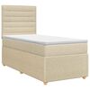 vidaXL Boxspring &aacute;gy matraccal Kr&eacute;msz&iacute;nű 80 x 200 cm Sz&ouml;vet
