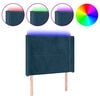 vidaXL s&ouml;t&eacute;tk&eacute;k b&aacute;rsony LED-es fejt&aacute;mla 103x16x118/128 cm