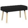 vidaXL Csatorna-parn&aacute;s pad Fekete 80 x 40 x 46 cm Sz&ouml;vet