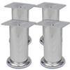 vidaXL 4 kerek fotel kr&oacute;m l&aacute;b 120 mm