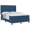 vidaXL Boxrug&oacute;s &aacute;gy matracmal fejt&aacute;ml&aacute;val K&eacute;k 200 x 160 cm sz&ouml;vet