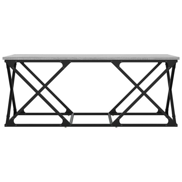 vidaXL sz&uuml;rke sonoma sz&iacute;nű szerelt fa doh&aacute;nyz&oacute;asztal 100 x 49 x 40 cm