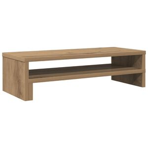 vidaXL k&eacute;zműves t&ouml;lgy sz&iacute;nű szerelt fa monitor&aacute;llv&aacute;ny 54 x 22 x 15 cm