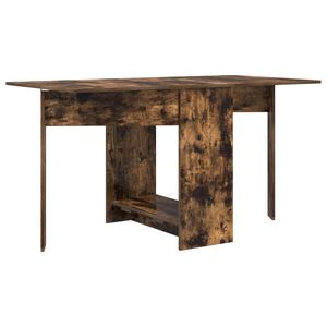 vidaXL &Eacute;tkezőasztal 138 x 70 x 73,5 cm Szerelt Fa F&uuml;st&ouml;s T&ouml;lgy