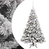 vidaXL Műfenyő g&ouml;mb&ouml;kkel 120 cm 150 LED Meleg feh&eacute;r PVC &eacute;s f&eacute;m