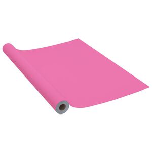 vidaXL magasf&eacute;nyű r&oacute;zsasz&iacute;n &ouml;ntapad&oacute; PVC b&uacute;torf&oacute;lia 500 x 90 cm