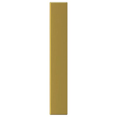 vidaXL 20 db aranyszínű rozsdamentes acél szekrényfogantyú 64 mm