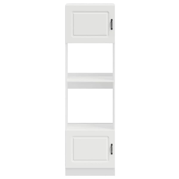 vidaXL Kalmar 2 db feh&eacute;r szerelt fa s&uuml;tőszekr&eacute;nyek