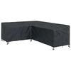 vidaXL B&uacute;tor takar&oacute; 250 x 180 x 80 cm 420D Oxford Sz&ouml;vet L-alak Fekete