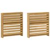 vidaXL Kart&aacute;masz modul 2 pcs Feh&eacute;r 58,5 x 10 x 61 cm T&ouml;m&ouml;r Ak&aacute;cfa