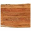 vidaXL t&ouml;m&ouml;r ak&aacute;cfa t&eacute;glalap alak&uacute; asztallap 100x80x3,8 cm
