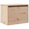 vidaXL t&ouml;m&ouml;r fenyőfa faliszekr&eacute;ny 45 x 30 x 35 cm