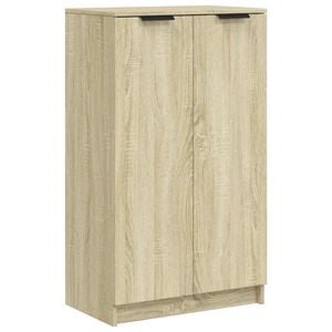 vidaXL sonoma-t&ouml;lgysz&iacute;nű szerelt fa cipősszekr&eacute;ny 59 x 35 x 100,5 cm